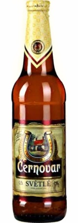 Фирменная бутылка пива Cernovar Svetle