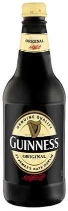 Фирменная бутылка лучшего ирландского пива Guinness Original
