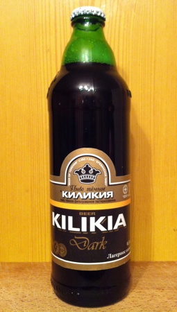 Фирменная бутылка пива Киликия Темное