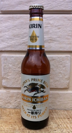 Фирменная бутылка пива Kirin Ichiban