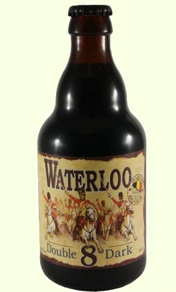 Фирменная бутылка пива Waterloo 8 Double Dark