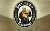 Фирменная бутылка пива Franziskaner Hefe-Weissbier Naturtrub