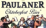Фирменная бутылка пива Paulaner Oktoberfest