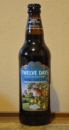 Фирменная бутылка пива Twelve Days