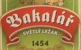 Фирменная бутылка пива Bakalar Svetly Lezak