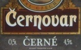 Фирменная бутылка пива Cernovar Cerne