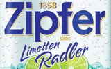 Фирменная бутылка австрийского пива Zipfer Limetten Radler